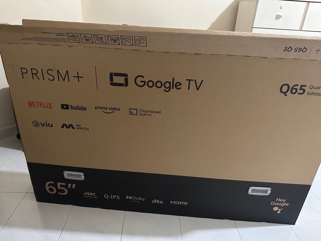 Empty TV box, TV & Home Appliances, TV & Entertainment, TV Parts