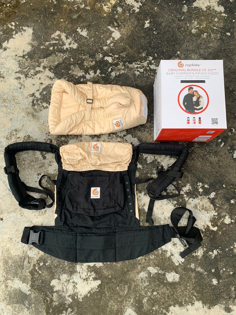 Ergobaby original hot sale black and camel