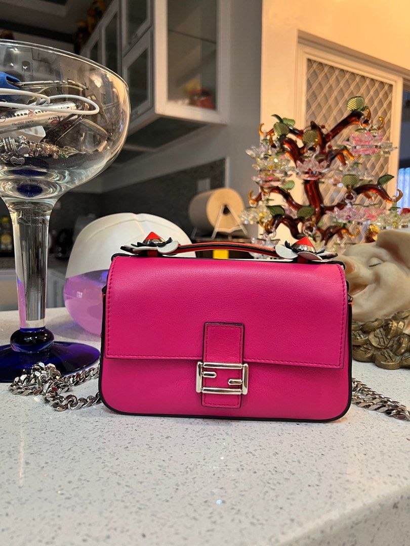 Fendi Micro Double 2way Baguette Shoulder Bag