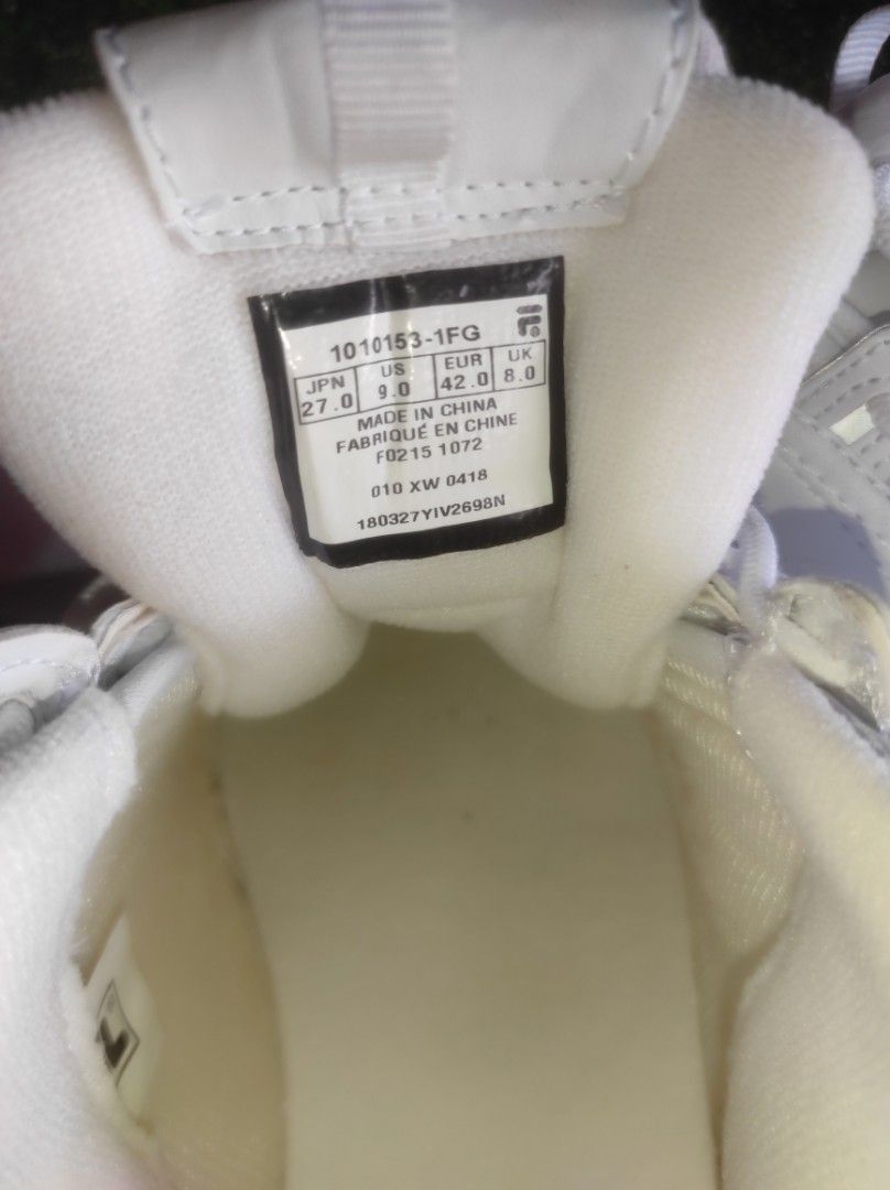 Fila disruptor sales made in china