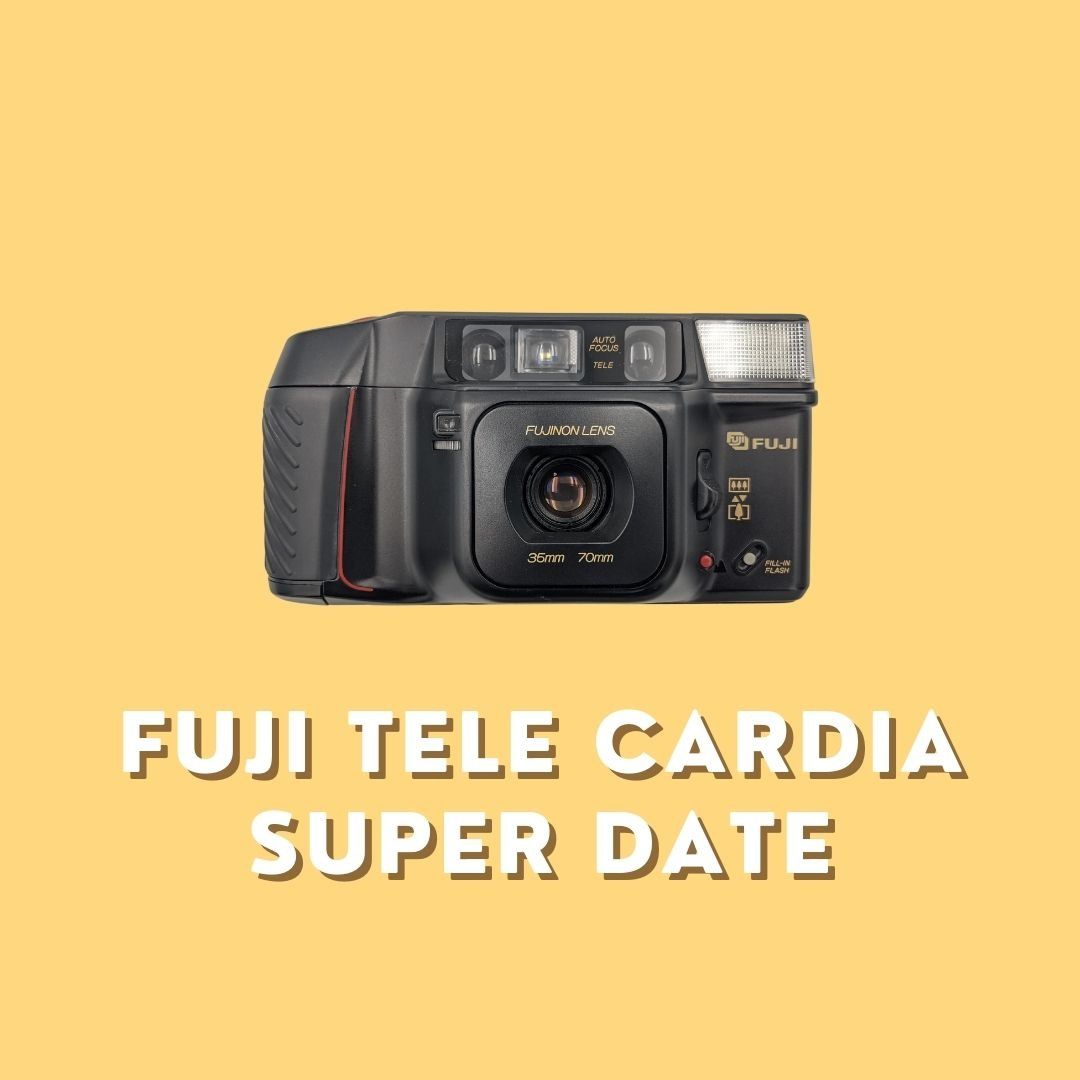 FUJI フィルムカメラ TELE CARDIA SUPER DATE 動作品 - フィルムカメラ