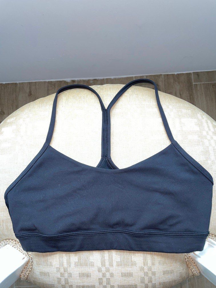 Lululemon Flow Y Bra Size 8 - Avocado Green & Purple, Women's Fashion,  Activewear on Carousell