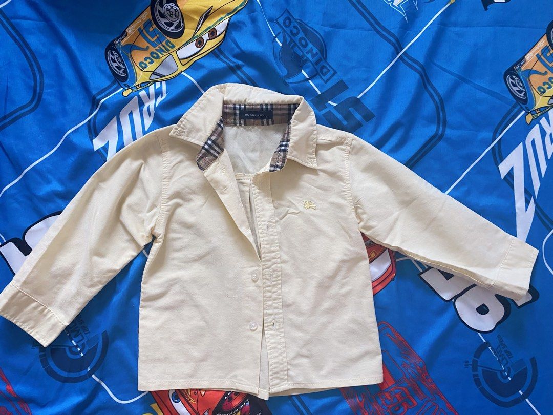 Burberry shirt 3t clearance