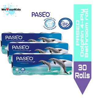 Free delivery - PASEO 4PLY BATHROOM TOILET ROLL 30Rolls