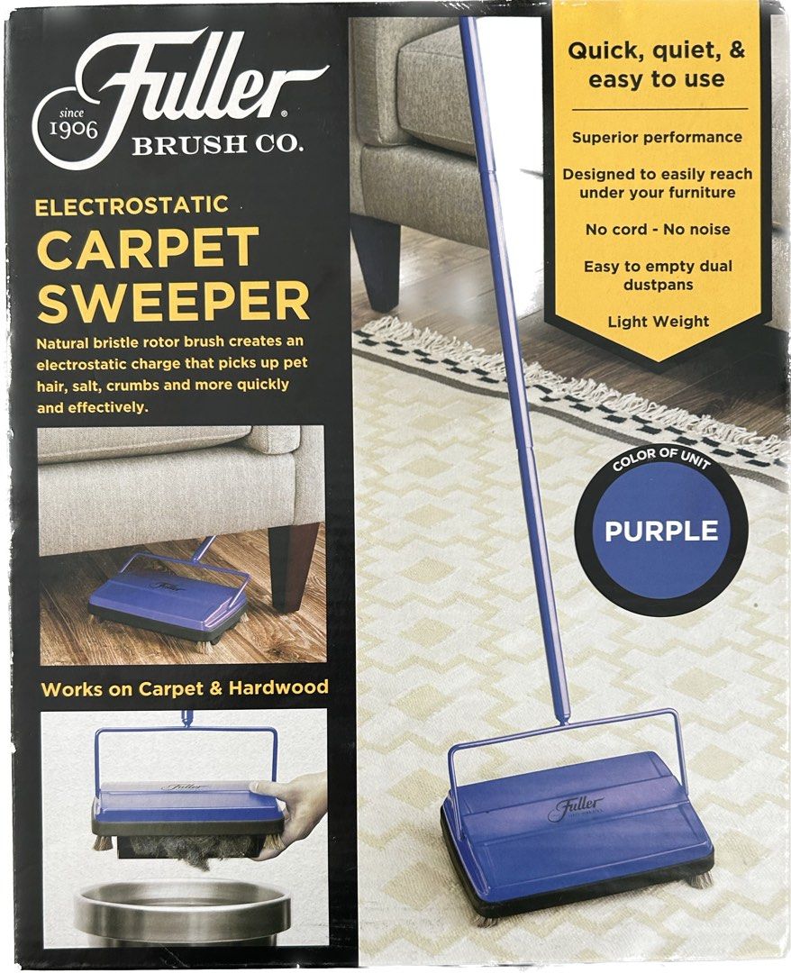 Fuller Brush Co. Electrostatic Carpet sweeper, 家庭電器, 吸塵機 ＆ 家居清潔電器 Carousell