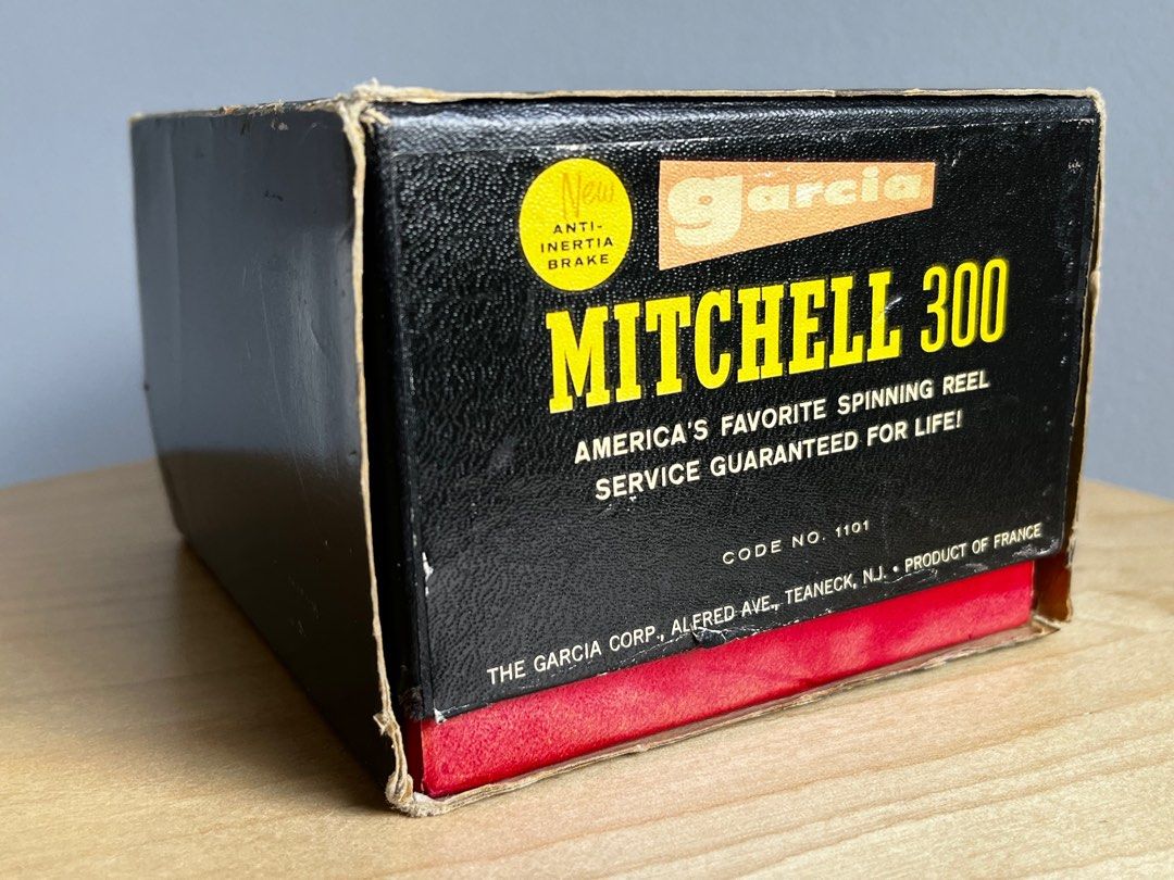 1970s Garcia Mitchell No.300 Spinning Reel+Box Beauty!