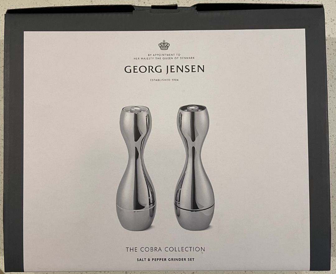 Georg Jensen Cobra Salt and Pepper Grinder Set