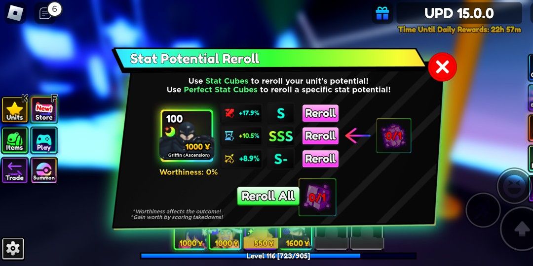 NEW Stat Potential System Explained for Anime Adventures Update 11 