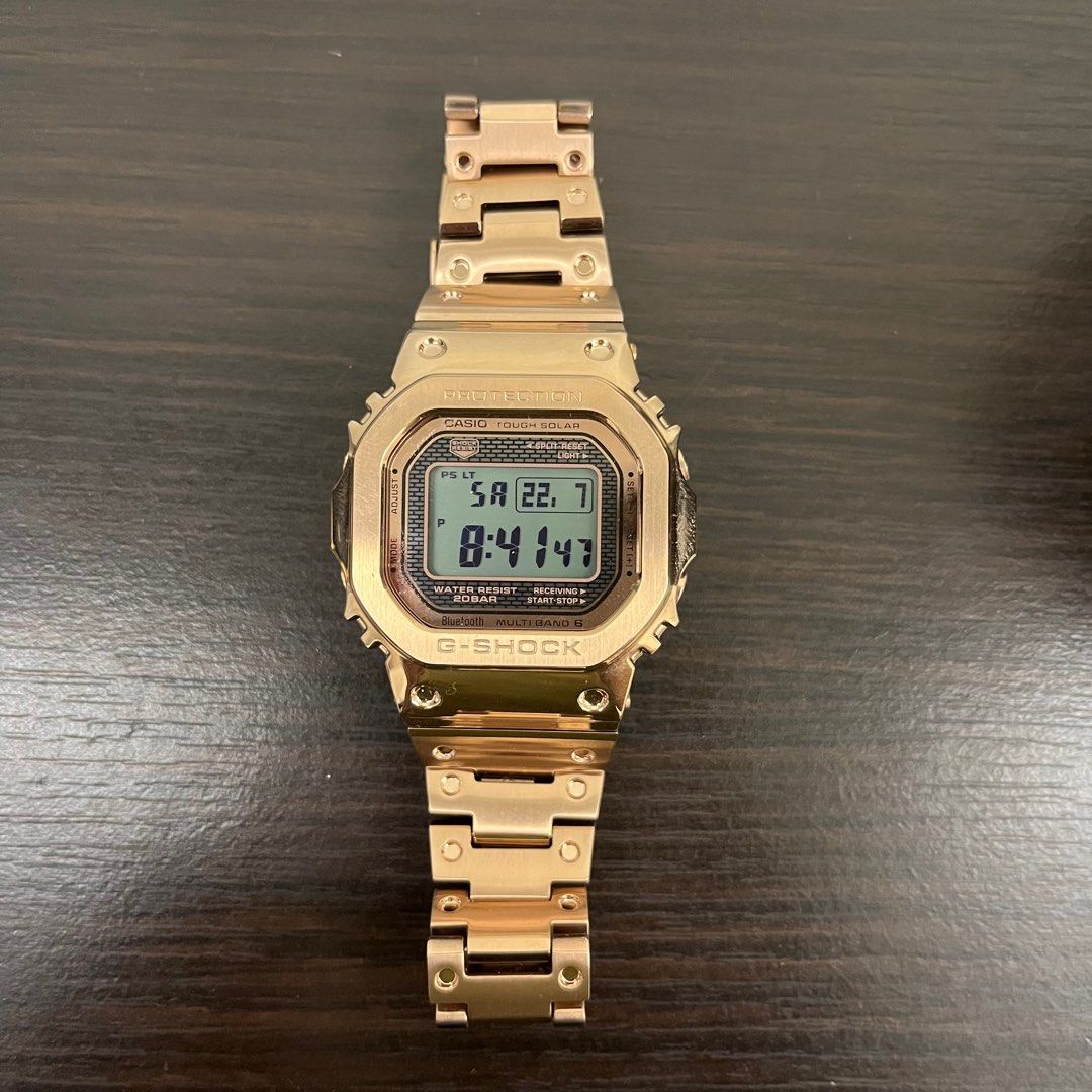 G shock cheap metallic rose gold