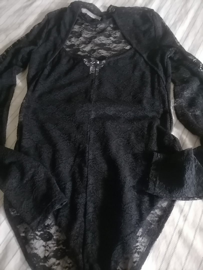 H and deals m lace bodysuit