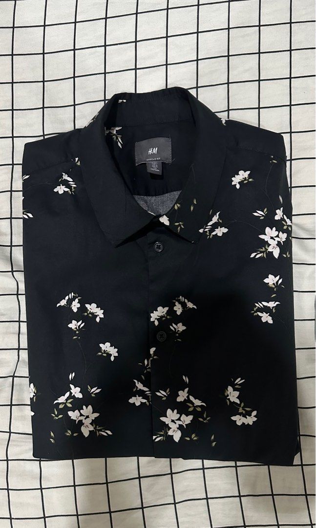 H and m 2025 muscle fit shirt