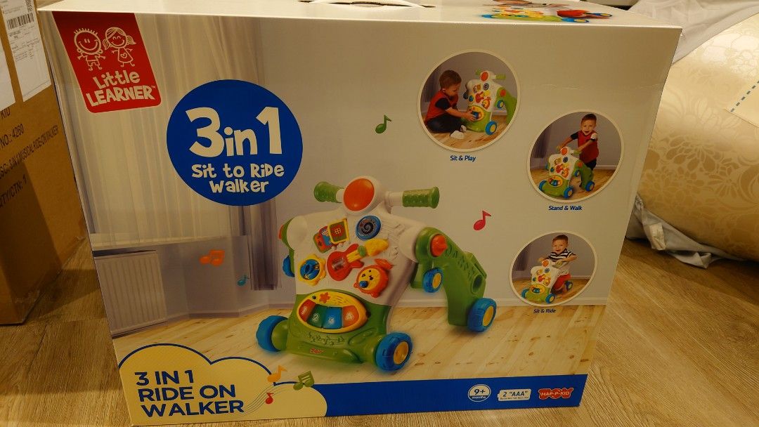 Little learner 3 in 1 ride on walker discount
