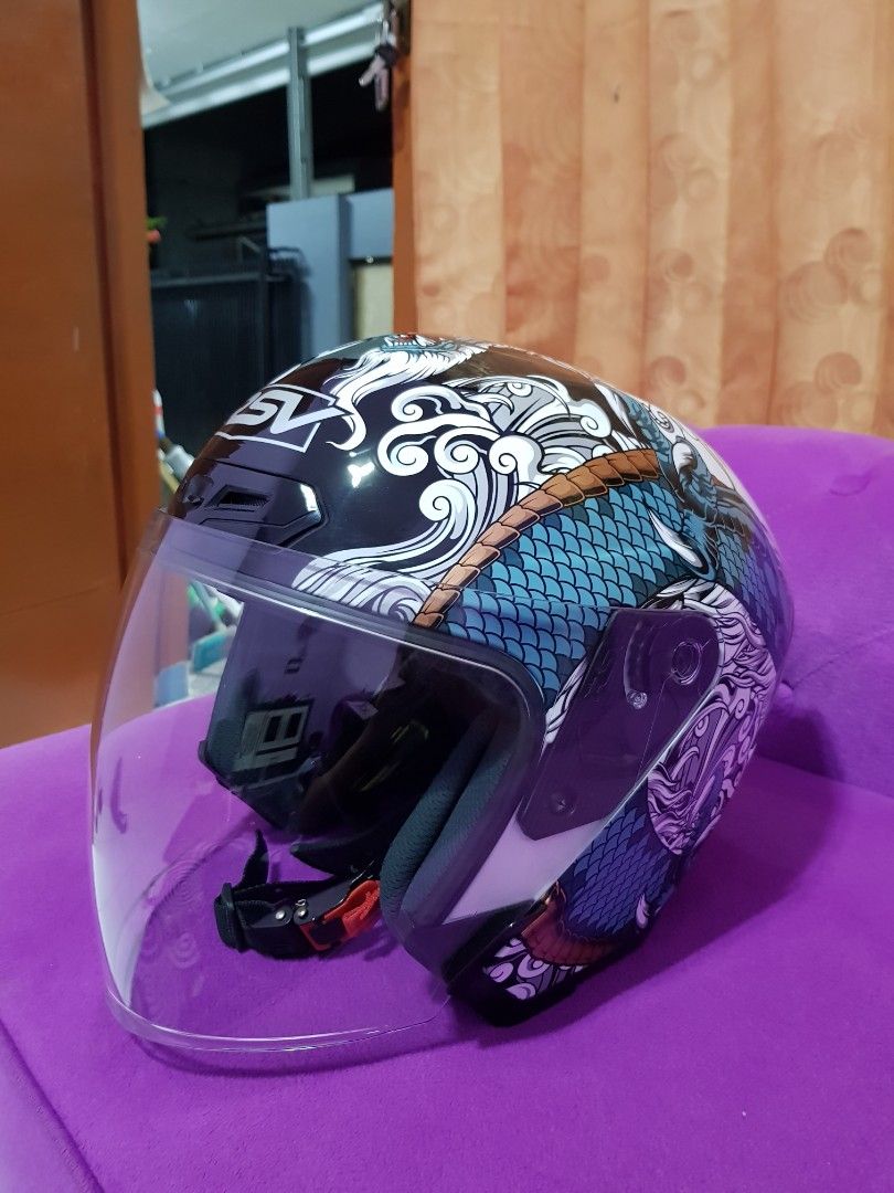 Helm Half Face RSV Windtail Ryujin on Carousell
