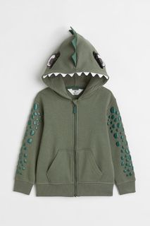 h&m kids dinosaur hoodie 3-4y