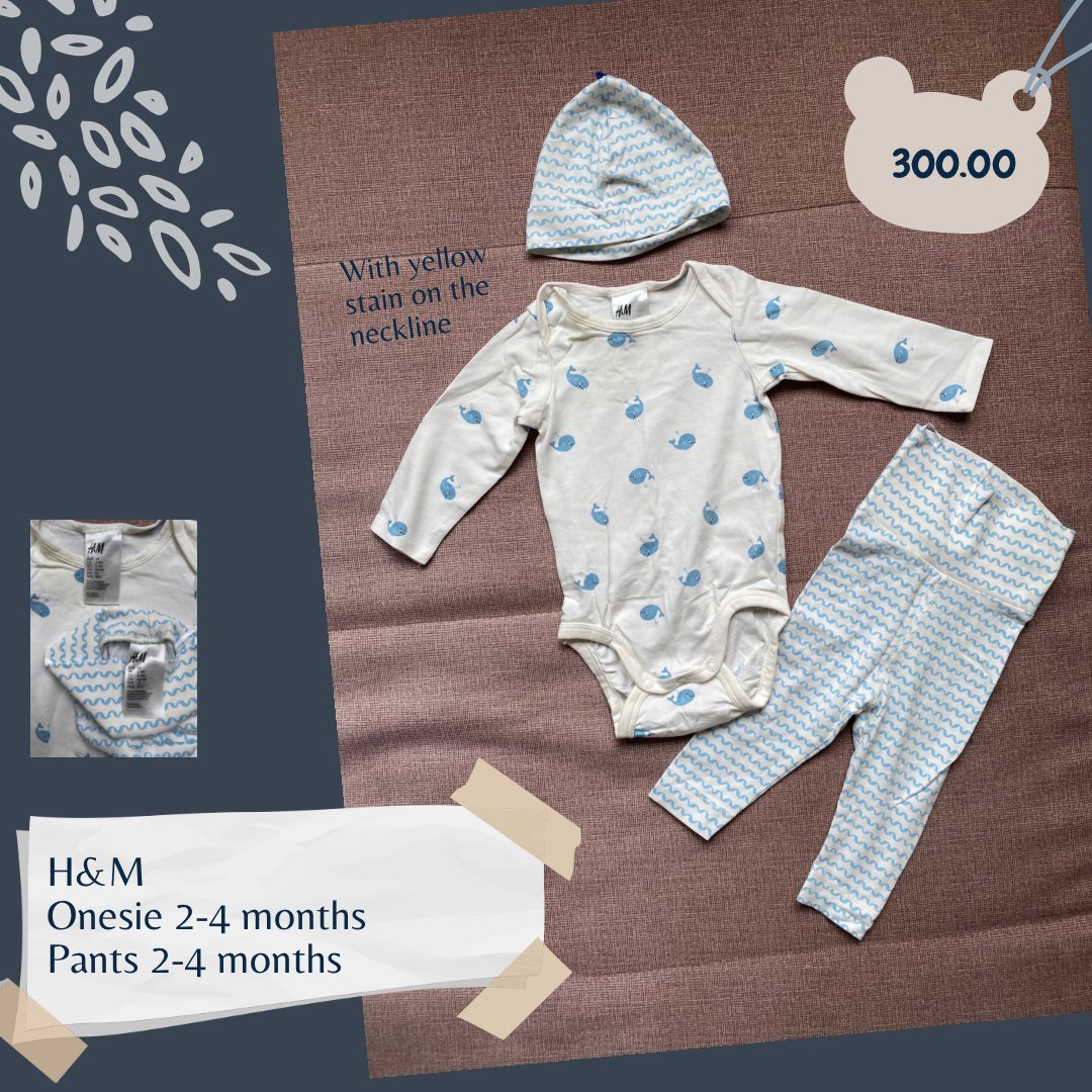 H and sales m onesie boy