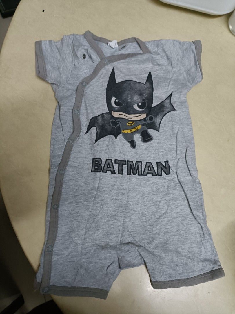 H M romper Batman Babies Kids Babies Kids Fashion on Carousell