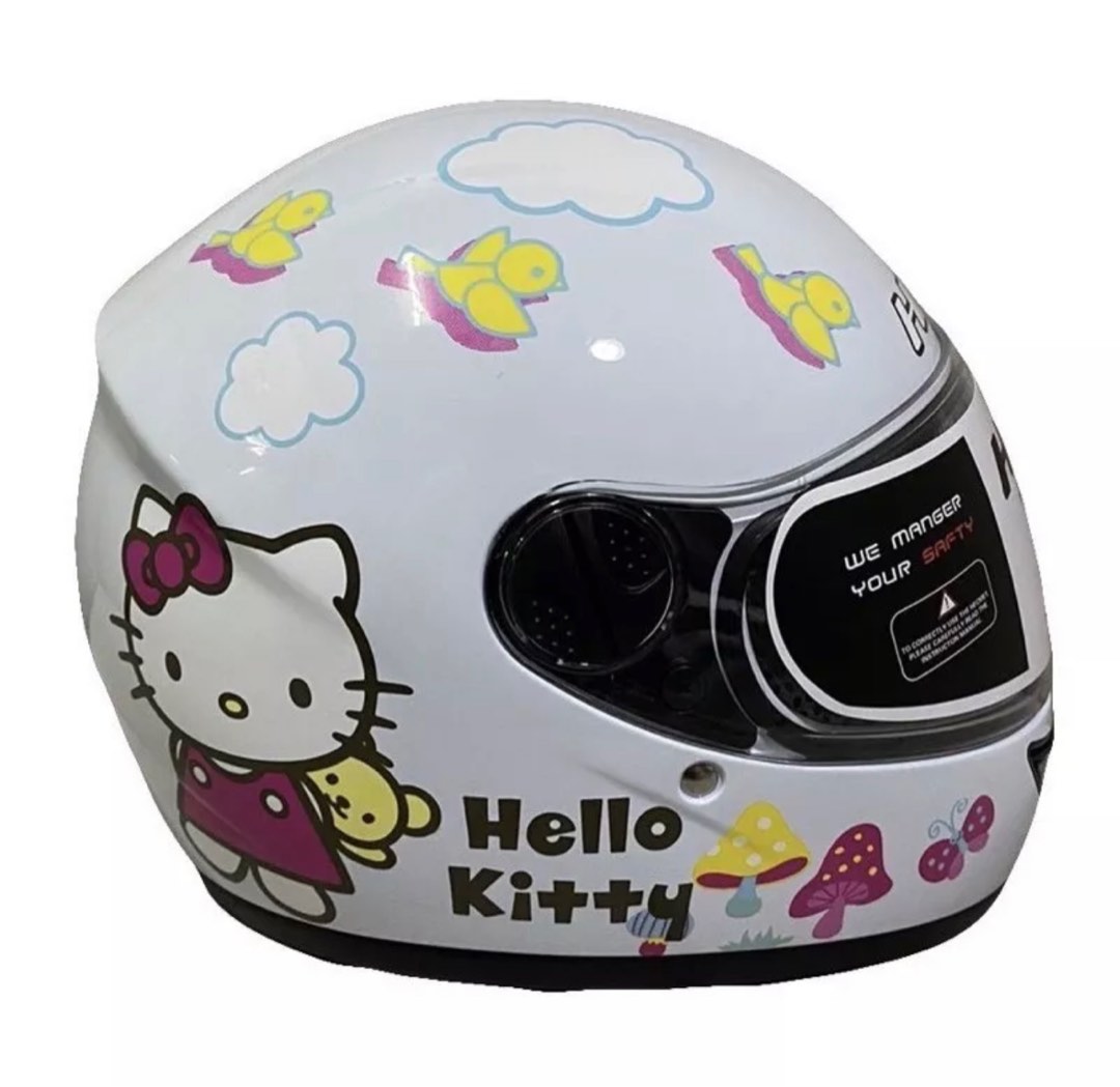 HNJ Hello Kitty motorcycle helmet for kids full face helmets motor