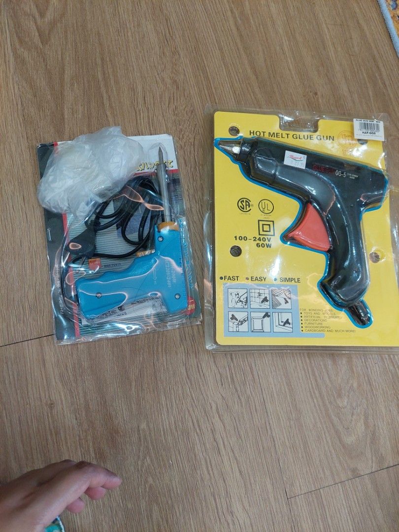 Hot glue gun and soldering iron gun, Hobbies & Toys, Stationery & Craft