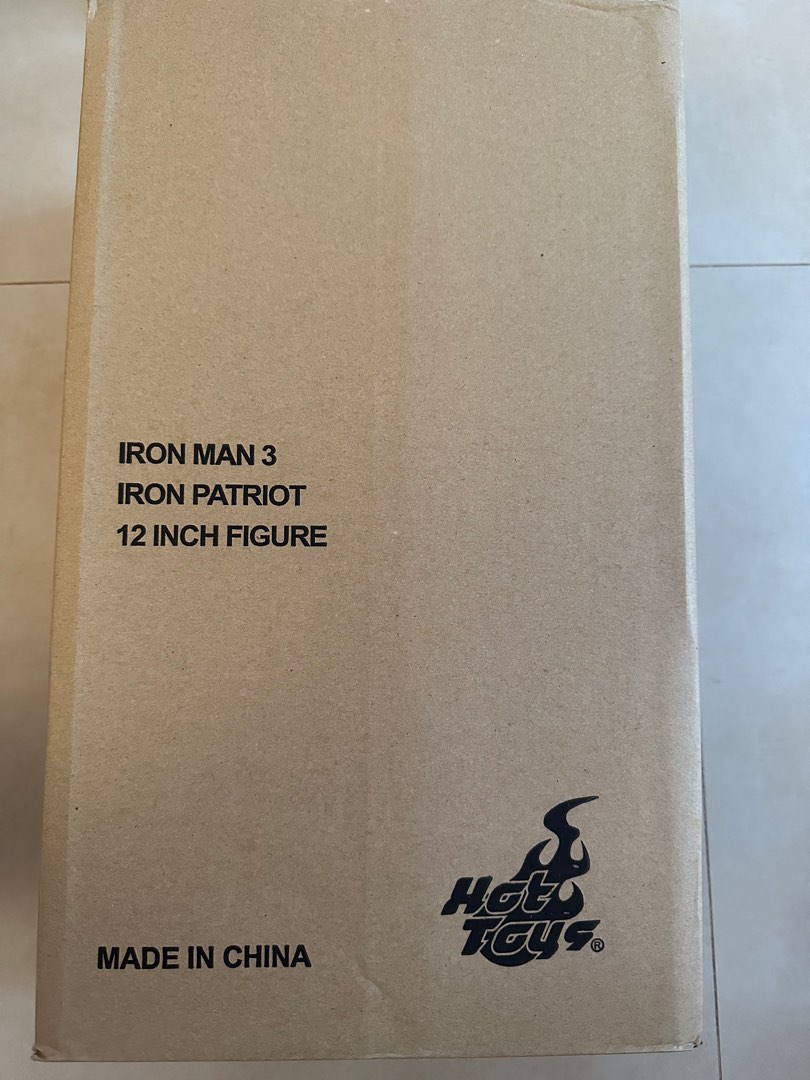 Figura Iron Patriot Iron Man 3 – Hot Toys, Die-cast, 30cm, Luci LED, Edizione Limitata