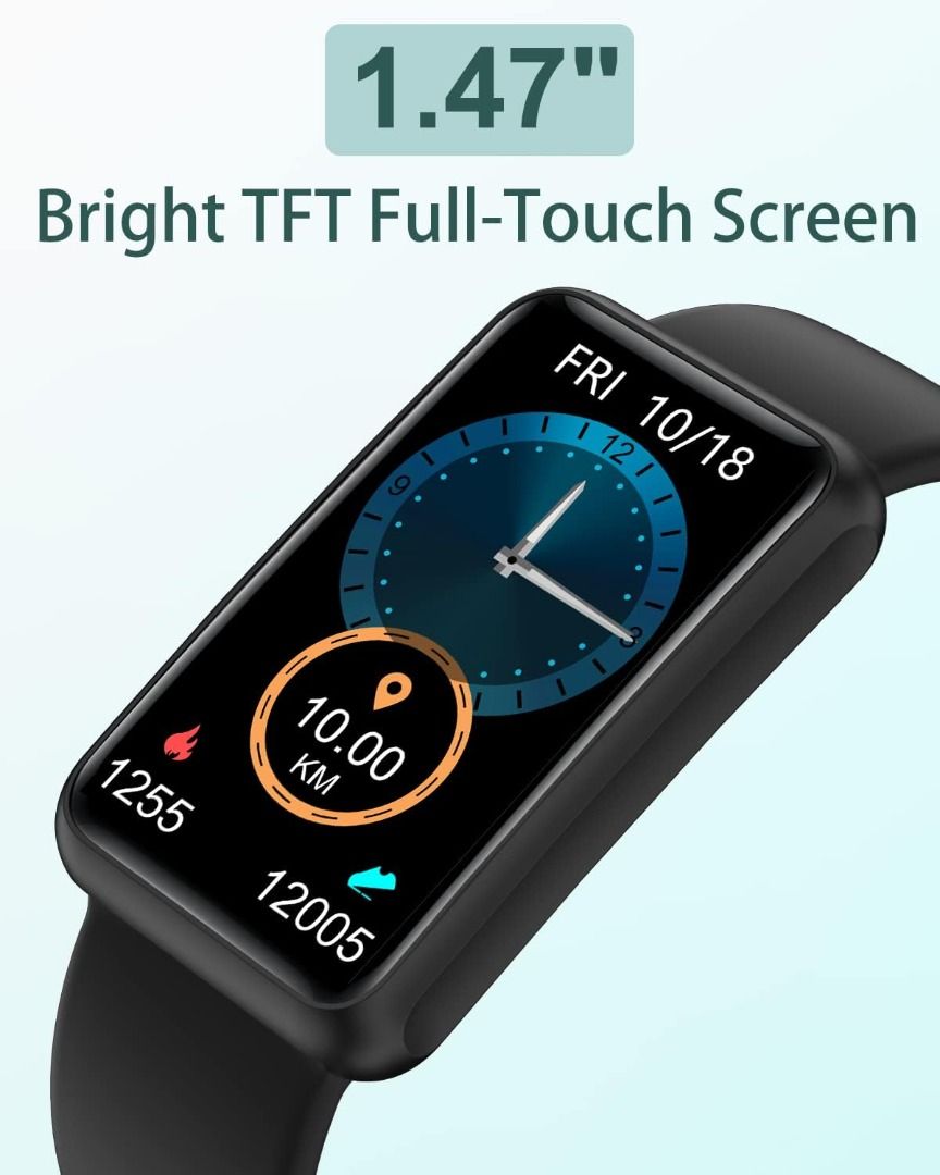 IP68 Waterproof Full Touch Smart Watch Fitness Tracker