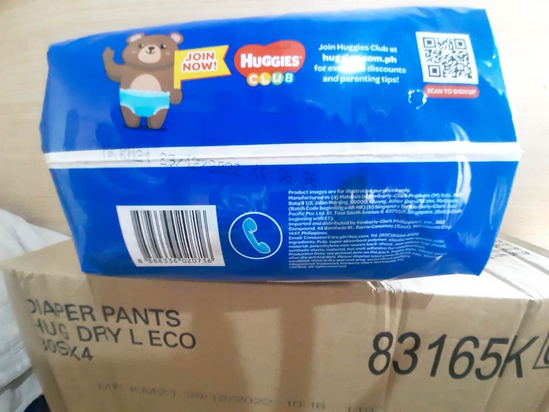 HUGGIES LARGE PANTS 30PCS (Category: Diapers & Baby Wipes) located in Manila. Submitted by sweetieteapascua (Listing ID 1244475981, Image 2). Description: HUGGIES DRY PANTS LARGE 30PCS-280 MANUFACTURED DATE 2022 EXPIRATION DATE 2025 PAYMENT-COD, GCASH, BANKTRANSFER.