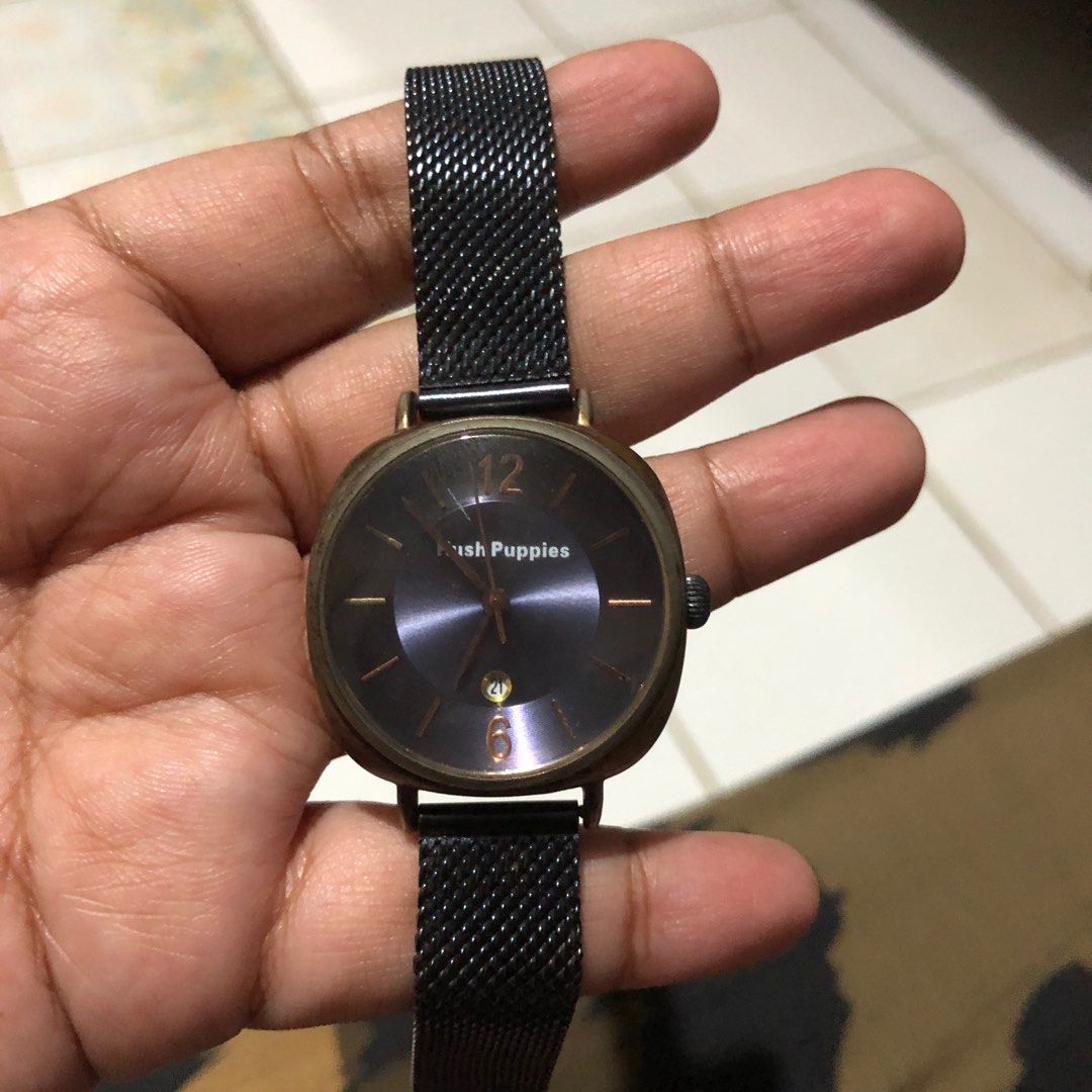 hush puppies watch jam tangan wanita stainless original authentic