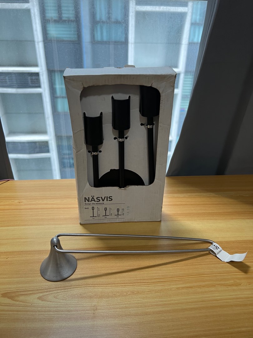Ikea candle holder and snuffer, Furniture & Home Living, Lighting