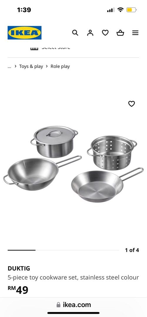 Ikea toy pans discount