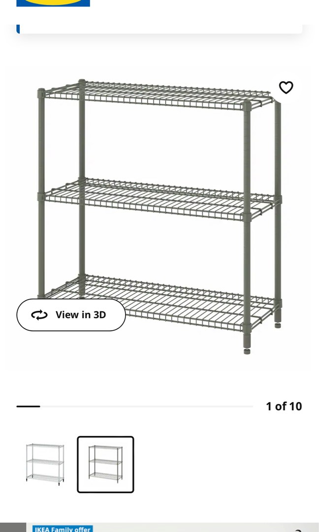ikea omar shelving unit, Furniture & Home Living, Furniture, Shelves