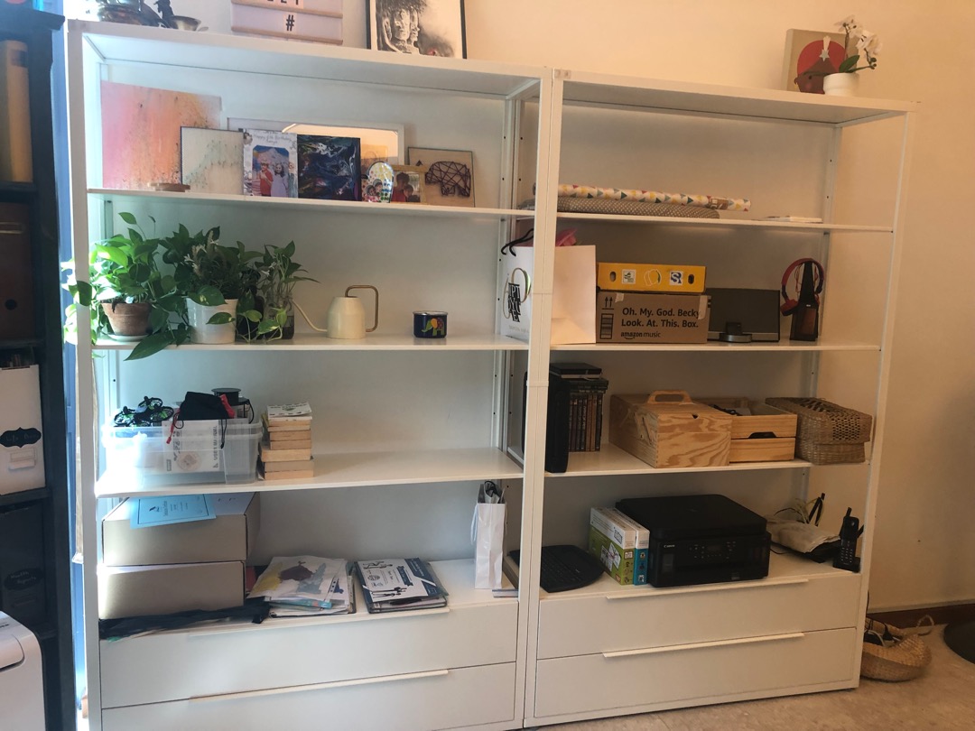Ikea Sturdy Book shelves, Furniture & Home Living, Furniture, Shelves