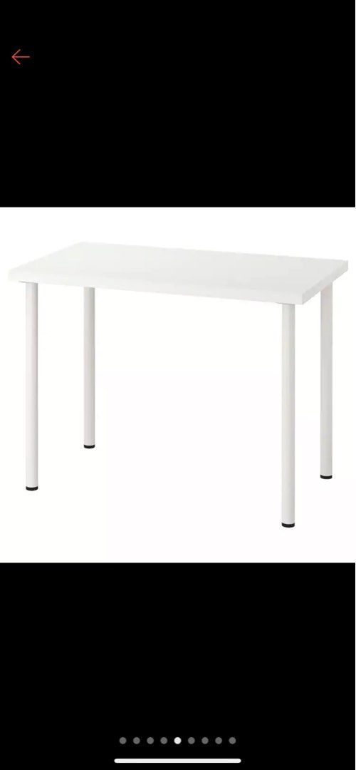 Ikea white table, Furniture & Home Living, Furniture, Tables & Sets on