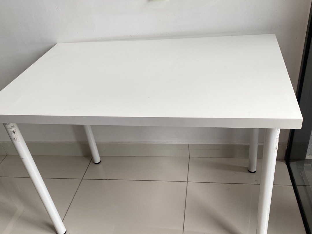 Ikea white table, Furniture & Home Living, Furniture, Tables & Sets on