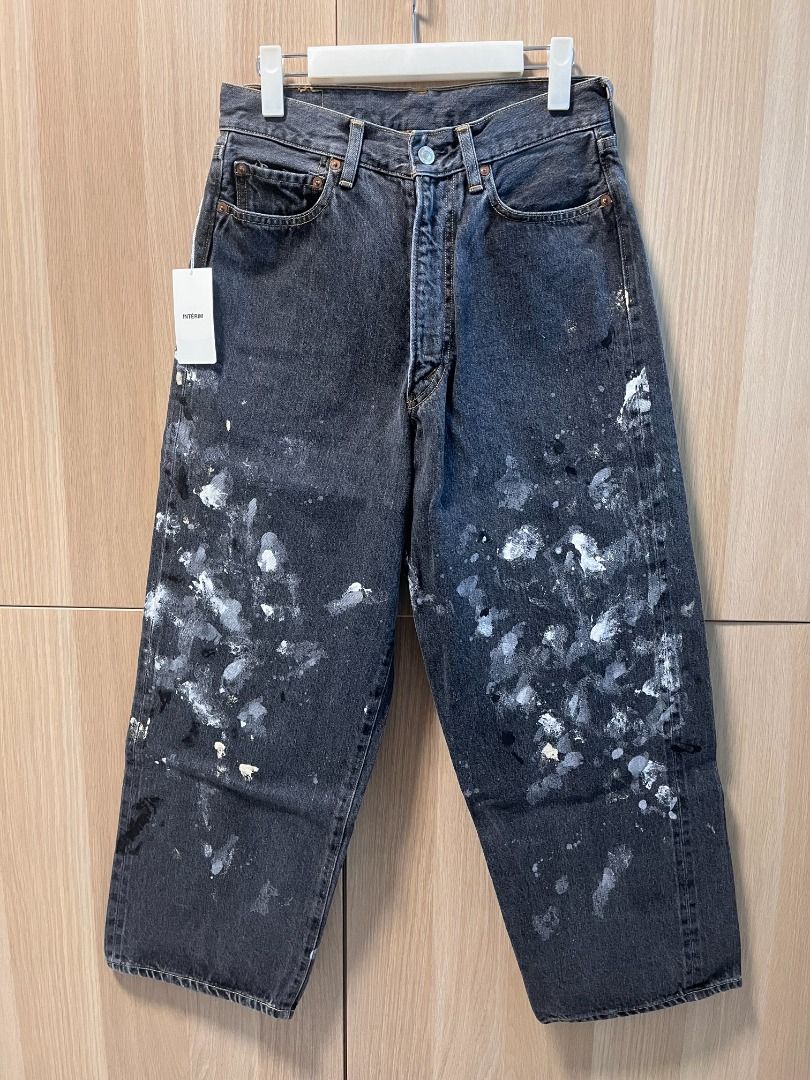 INTERIM MILK PAINT 40s MIL BAGGY SHUTTLE DENIM SACAI COMOLI JUNYA