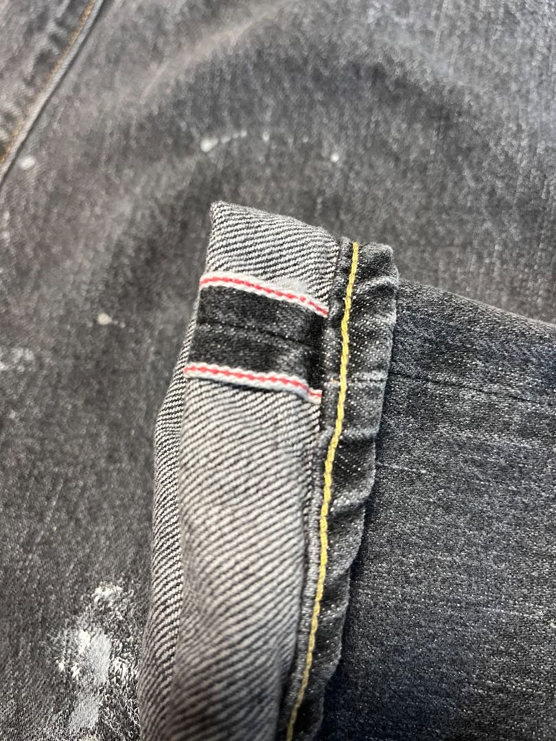 INTERIM MILK PAINT 40s MIL BAGGY SHUTTLE DENIM SACAI COMOLI JUNYA