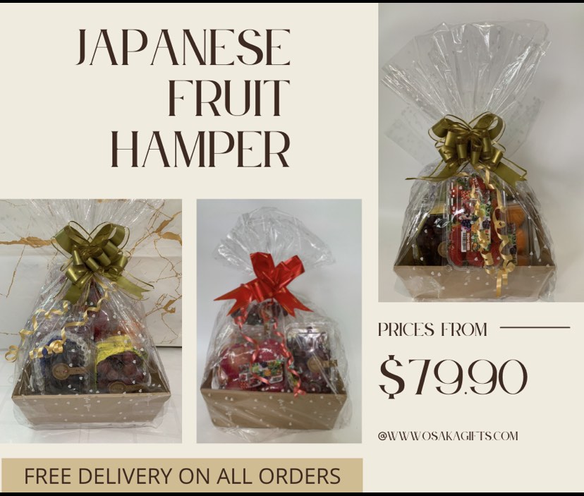 Japanese Fruit Hamper Food & Drinks, Gift Baskets & Hampers on Carousell