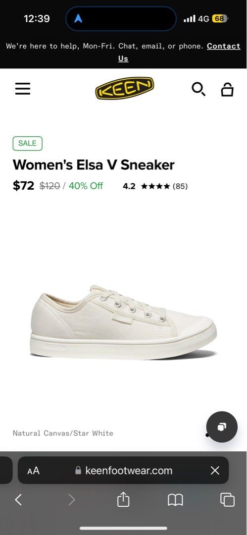 Keen sneakers elsa discount