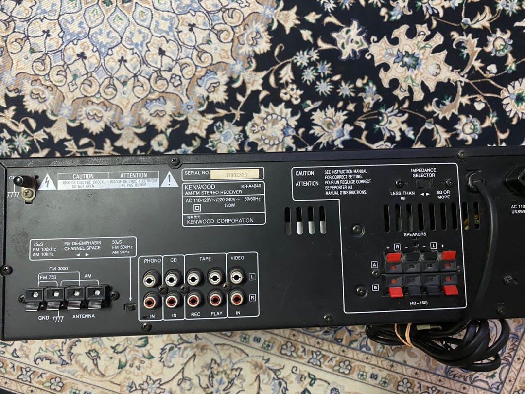 Kenwood Power Amplifier, Audio, Soundbars, Speakers & Amplifiers on