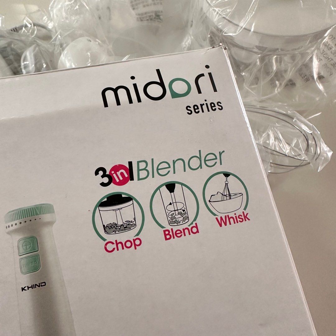 Khind 3in1 Hand Blender (Midori), TV & Home Appliances, Kitchen