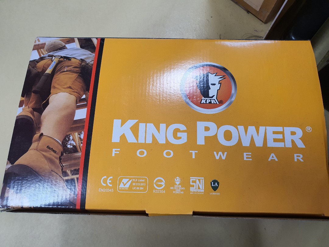 King Power Safely Boots EU 44, Men's Fashion, Footwear, Boots on Carousell