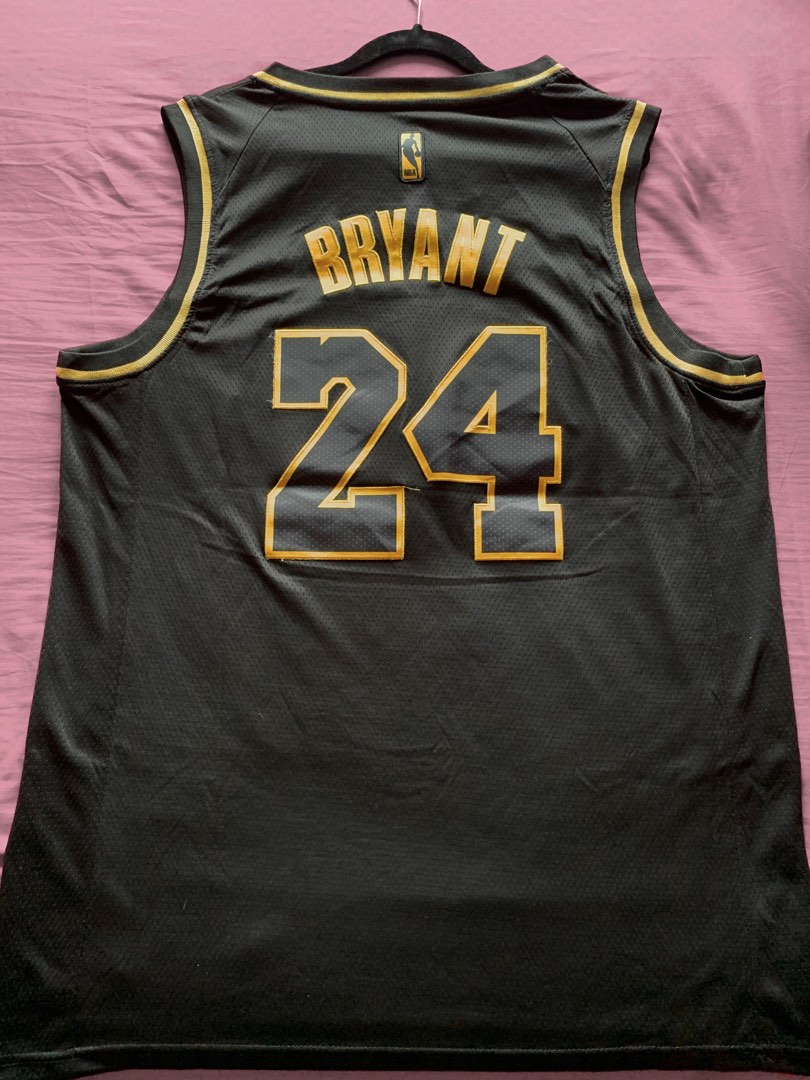Readystock Lakers Bryant 24 basketball jersey top shorts set black