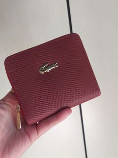🔴LACOSTE SMALL RED WALLET