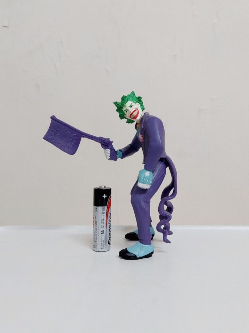 Legends of Batman Joker (Category: Figurines & Statues) located in Manila. Submitted by igetrinidad (Listing ID 1244580095, Image 2). Description: Legends of Batman (Kenner 1994) • Joker Condition: •all joints are tight • very small paint flaws on knuckles the rest is almost new • never played with RFS (reason for selling): Letting go of toys with the least sentimental value Delivery & Payment: •GCash + Shipping Fee c/o buyer •No deliveries outsi