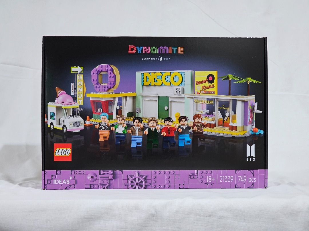 LEGO Ideas BTS Dynamite 21339 (Category: Lego & Building Sets) located in Mandaluyong City. Submitted by deedumms07 (Listing ID 1244527577, Image 1). Description: LEGO Ideas BTS Dynamite 21339 Brand new, sealed.