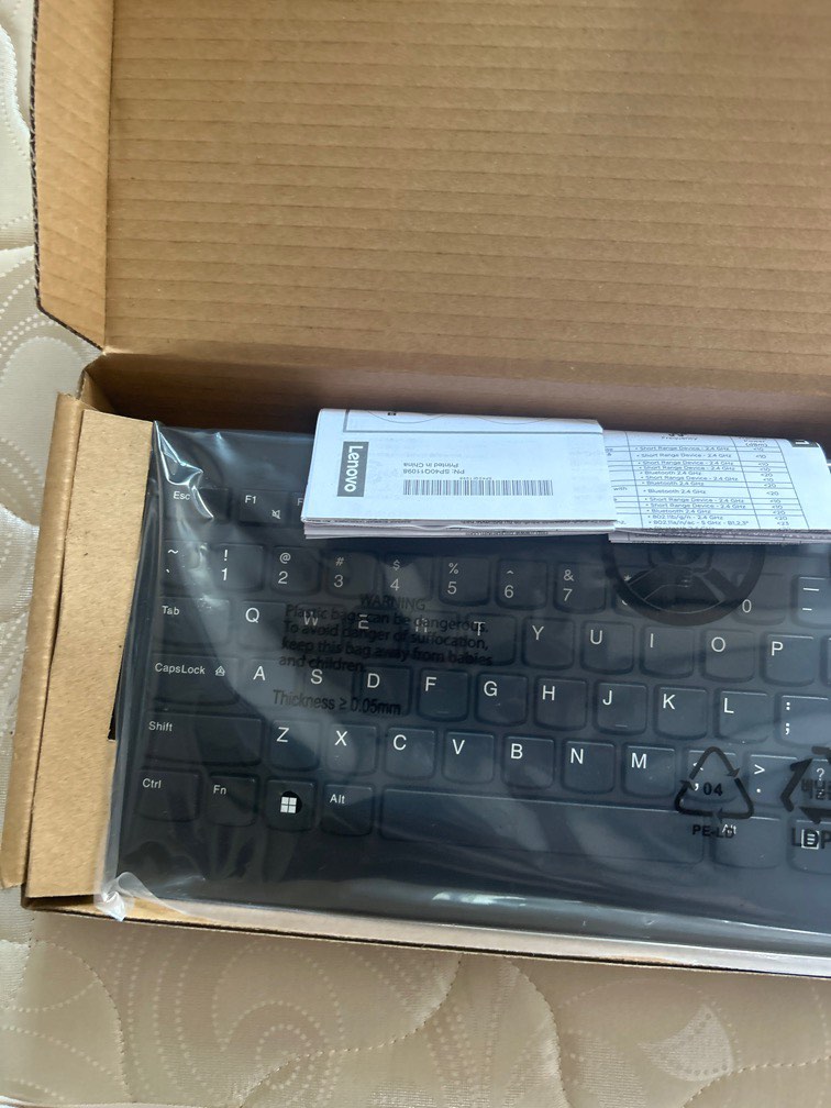 Lenovo Essential Wireless Keyboard and Mouse Combo (New), Computers