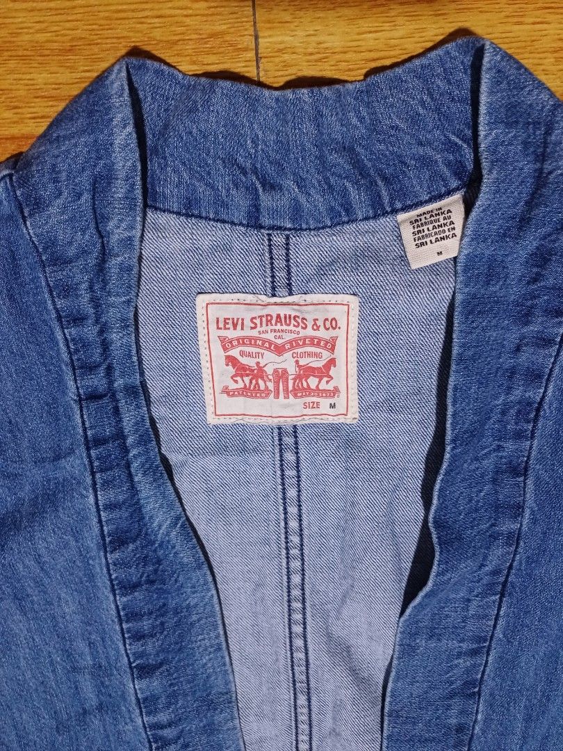 Levi annice kimono denim jacket top