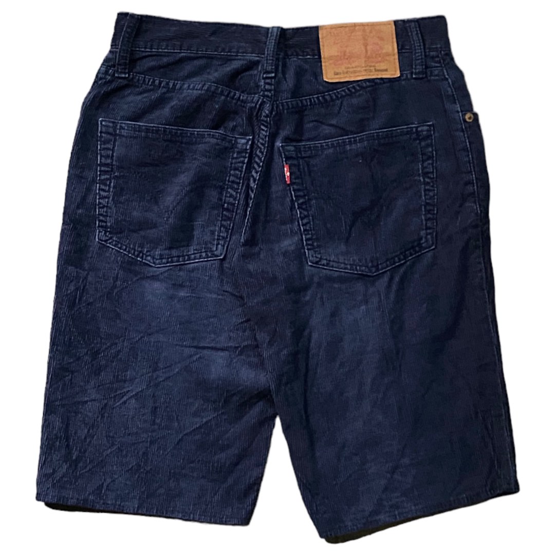 Levis Corduroy Jorts (Navy Blue), Men's Fashion, Bottoms, Shorts on ...