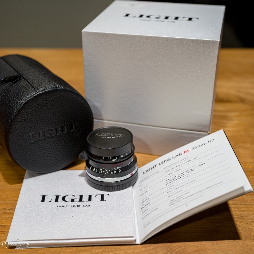 Light Lens Lab Lens 35mm F2 F/2 Black Paint For Leica