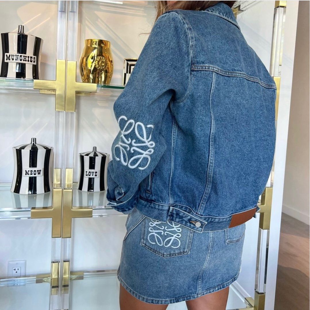 Loewe 2025 denim skirt