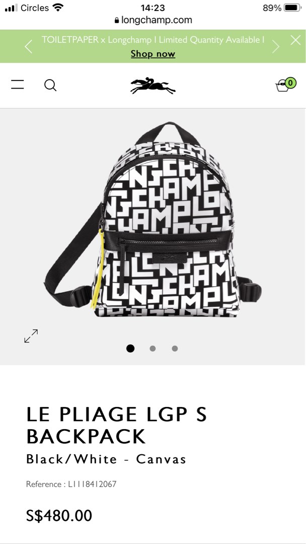 Longchamp lgp backpack clearance