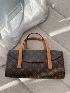 Authenticated Used Louis Vuitton Monogram Sonatine Handbag M51902 Brown PVC  Leather Ladies LOUIS VUITTON 